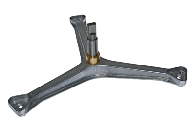 Крестовина барабана стиральной машины Haier, Candy, лучи  25 см, вал 10,1 см, крепление под болт, код 49047393, 0020102842